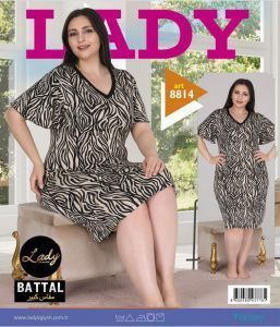 LADY LINGERIE Домашня сукня батальна 8814