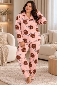 PIJAMOOD Комплект домашній фліс на гудзиках 55234