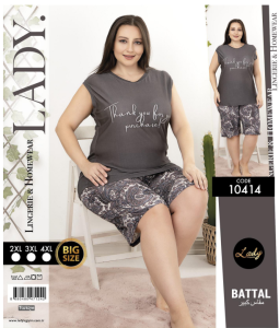 LADY LINGERIE Футболка+шорти 10414