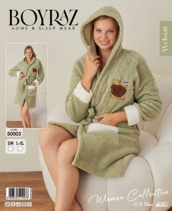 BOYRAZ Халат велсофт на запах 50003